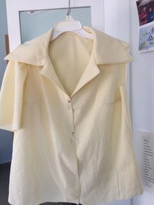 Lutterloh yelow blouse collar