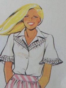 Lutterloh Summer 1980 blouse